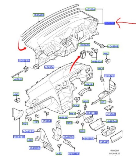 Приладова панель FORD FOCUS C-MAX / FOCUS Mk2 - 1