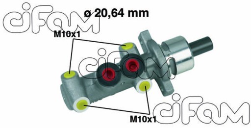 Головний гальмівний циліндр CIFAM 202-245 - 2