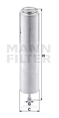 Комплект фільтрів BMW 5 E60 E61 520d -2007 MANN - 4