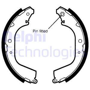 DELPHI Гальмівні колодки Toyota HI-ACE 2.4 D 295X50 - 2
