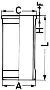 ZESTAW TŁOK Z TULEJĄ CYLINDRA 93253960 - 3