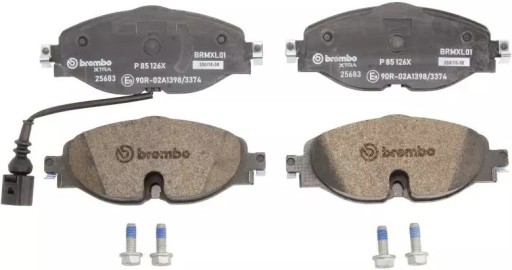 BREMBO Zestaw klocków hamulcowych, hamulce tarczow - 1