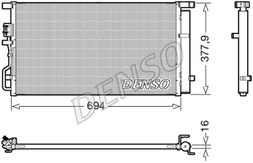 Denso dcn41019 конденсатор, Кондиціонер - 2