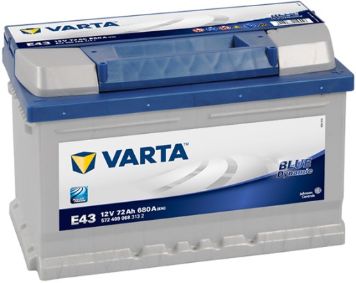 батарея VARTA BLUE DYNAMIC 72AH 680a E43 - 1