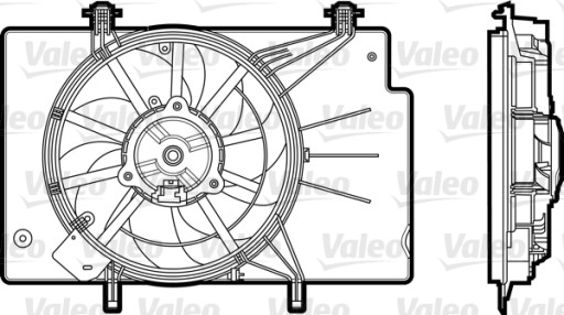 VALEO 696344 ВЕНТИЛЯТОР РАДИАТОРА FORD B-MAX - 2