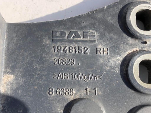 КРОНШТЕЙН НИЖНЬОГО СТУПЕНЯ DAF XF 106 CF EURO6 RH OE - 2