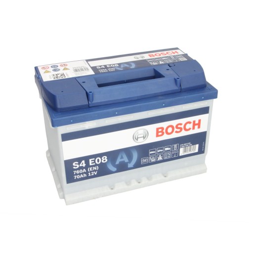 Akumulator 70 Ah BOSCH EFB S4E08 0 092 S4E 081 - 1