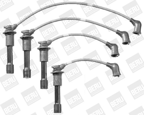 BorgWarner (BERU) ZEF1360 Ignition Cable Kit - 1