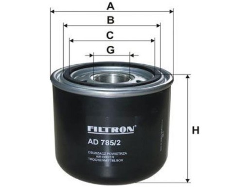 Filtron AD 785/2 картридж осушителя воздуха, instal - 4