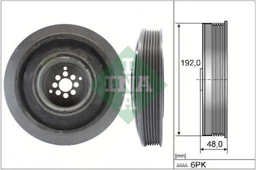 544 0102 10 INA KOŁO PASOWE - 2