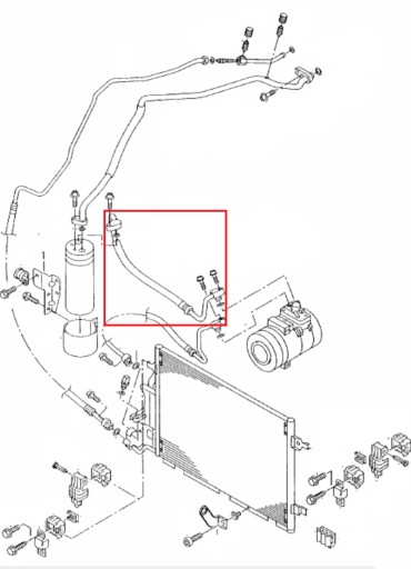 Шланг трубки Кондиціонер шланг AUDI A4 B5 A6 C5 - 2