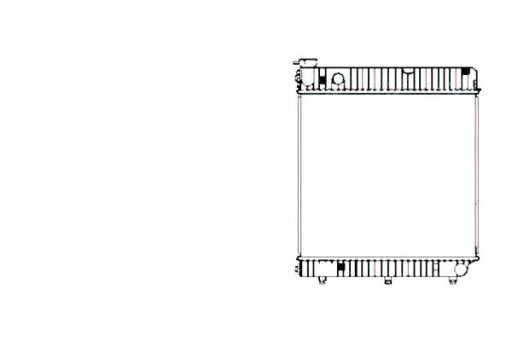РАДІАТОР ДВИГУНА MERCEDES - 10