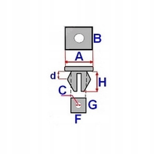 1шт FIAT BRAVA-шпилька куб фари - 5