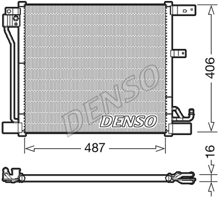 Chłodnica klimatyzacji Denso DCN46018 - 2