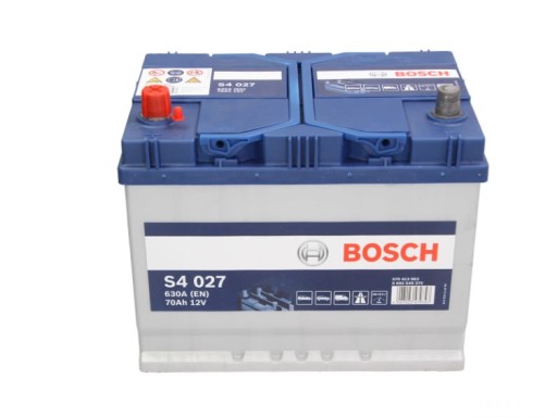 Аккумулятор Bosch 12V 70AH 630A S4 оригинал - 1