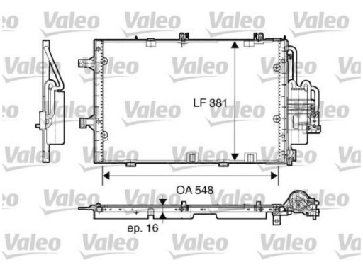 SKRAPLACZ KLIMATYZACJI OPEL CORSA C 1.0-1.8 00-06 - 2