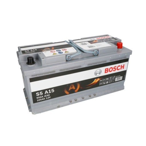Akumulator BOSCH AGM 105Ah 950A P+ - 7
