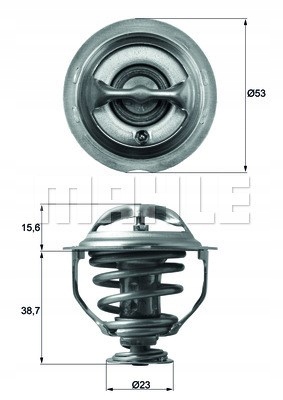 Mahle TX 117 95D Termostat, środek chłodzący - 2