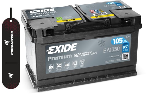 Стартовий акумулятор EXIDE EA1050 - 5