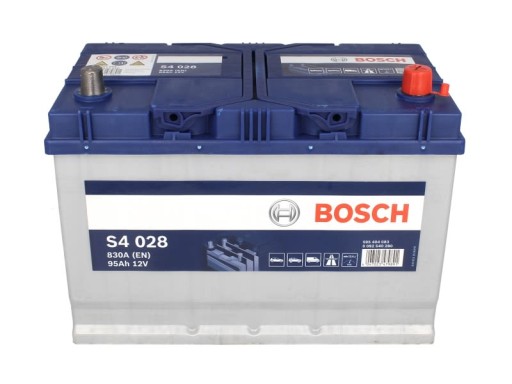 Акумулятор BOSCH S4 028 (95ah / 830A, праворуч+, B01) - 3