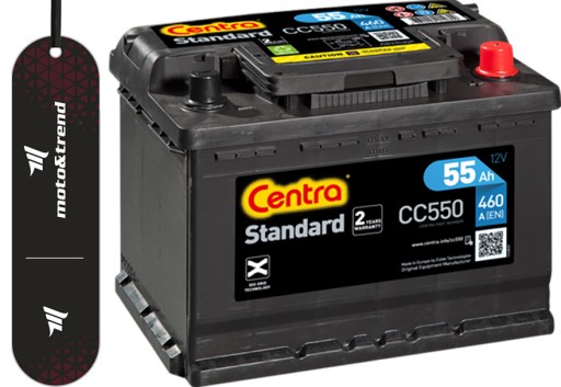 AKUMULATOR CENTRA STANDARD P+ 55AH/460 CC550 - 1