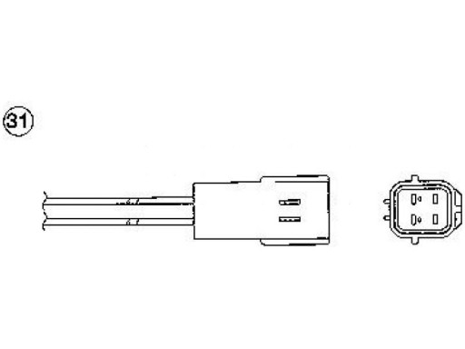 SONDA LAMBDA KIA SHUMA II 1.6 1.8 01-04 I 1.6 01 - 2