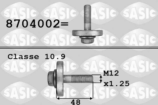 БОЛТ ШКІВА 8704002 SASIC - 2