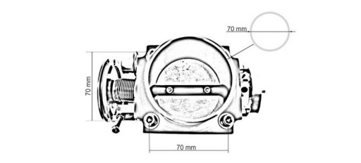 Турбокомпресор Honda K20 70мм - 12