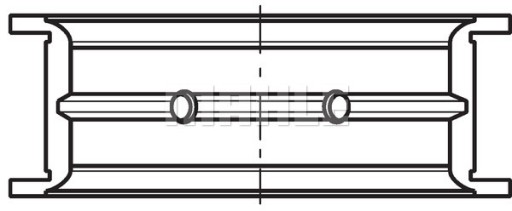 MAHLE 001 FL 19809 000 ВТУЛКА ПОДШИПНИКА КОЛЕНЧАТОГО ВАЛА - 3