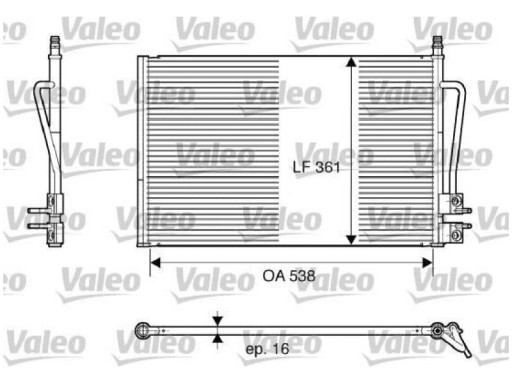 SKRAPLACZ KLIMATYZACJI FORD FUSION 1.4 1.6 02-05 - 2