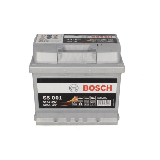 Akumulator BOSCH S5 52Ah 520A P+ - 5