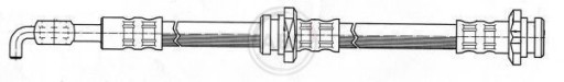 ТОРМОЗНОЙ ШЛАНГ OPEL FRONTERA A 92-95 P - 6