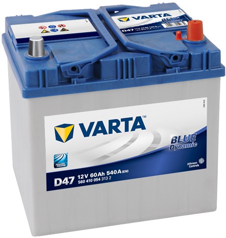 батарея VARTA BLUE 60Ah 540a D47 - 1