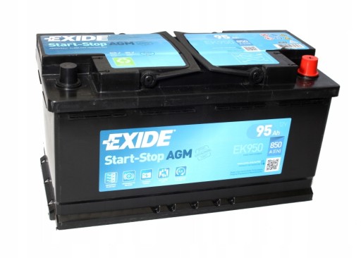 Аккумулятор EXIDE EK800 AGM START-STOP 80Ah - 1