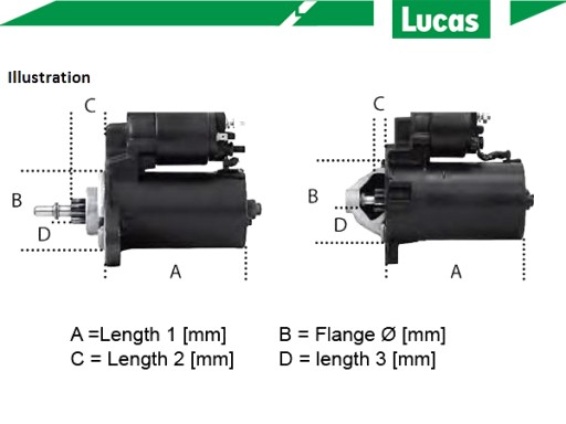 СТАРТЕР LRS01382 LUCAS BMW OPEL 5 - 9