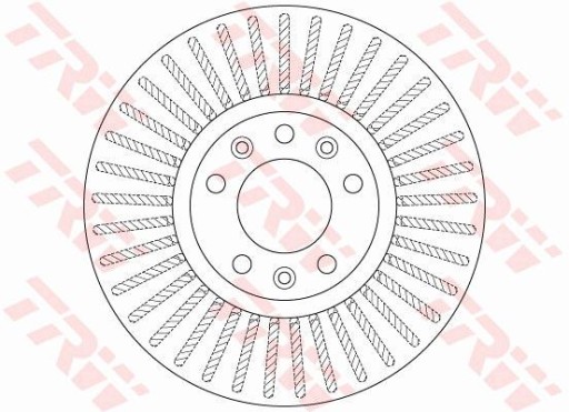 TRW диски + передні колодки CITROEN C4 Picasso II 304M - 2