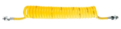 М16 жовтий силіконовий спіральний пневматичний шланг - 2
