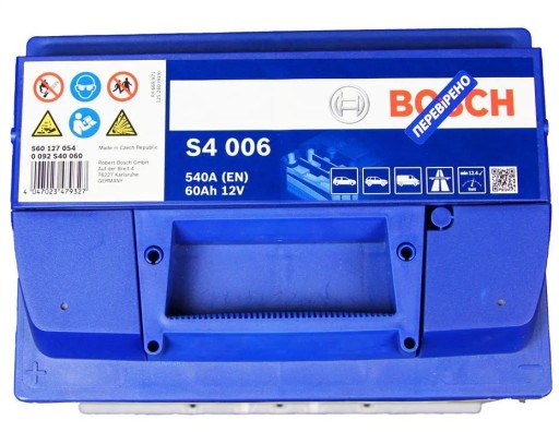 Акумулятор 60Ah 540A SILVER S4 L + BOSCH - 15