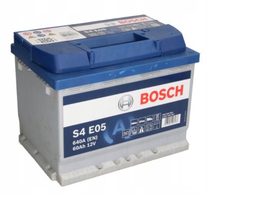 Акумулятор Bosch EFB 12V 12V 60Ah/640A S4E051 - 1