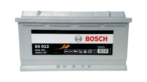 0092S50130 BOSCH акумулятор 100Ah / + P / AUDI / S5/ - 9