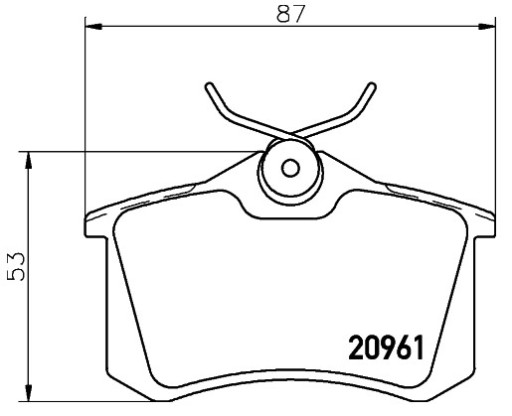 TARCZE + ŁOŻYSKA + ABS + KLOCKI TYŁ PEUGEOT 308 I - 9