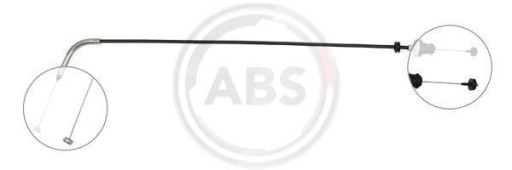 ABS трос газу FIAT PANDA 91-04 1,1 - 2