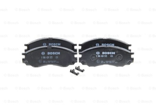 Bosch 0 986 424 572 Zestaw klocków hamulcowych, - 2