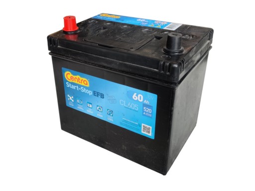 АКУМУЛЯТОР 60AH / 520A 12V L + START-STOP EFB - 3