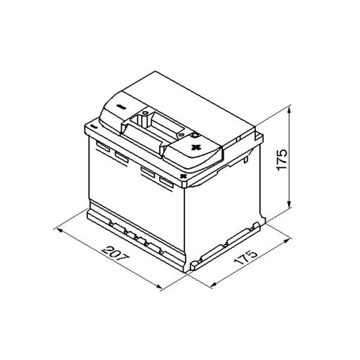 Akumulator BOSCH S5 52Ah 520A P+ - 6