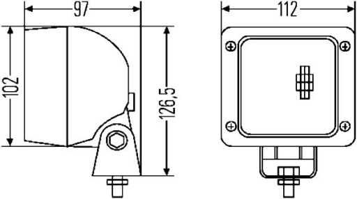 Універсальний прожектор L / p DEUTZ FAHR AGROT - 4