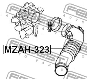 Шланг повітряного фільтра для MAZDA 323 S VI 1.3 1.5 - 6