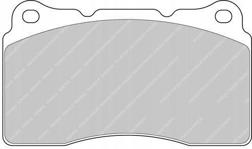 Передні гальмівні колодки Ferodo fcp1334h - 3