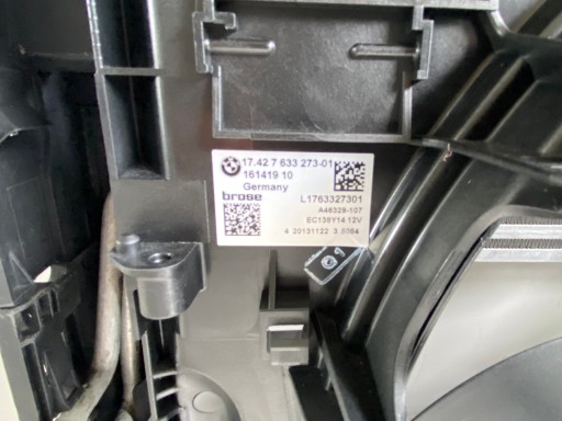Радіатор рамка вентилятор корпус BMW 5 F07 GT - 10