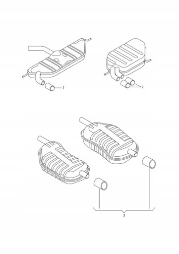 8w0253825c наконечники вихлопної труби AUDI A4 B9 8W - 16